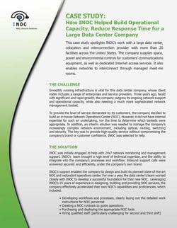 Large Data Center Case Study
