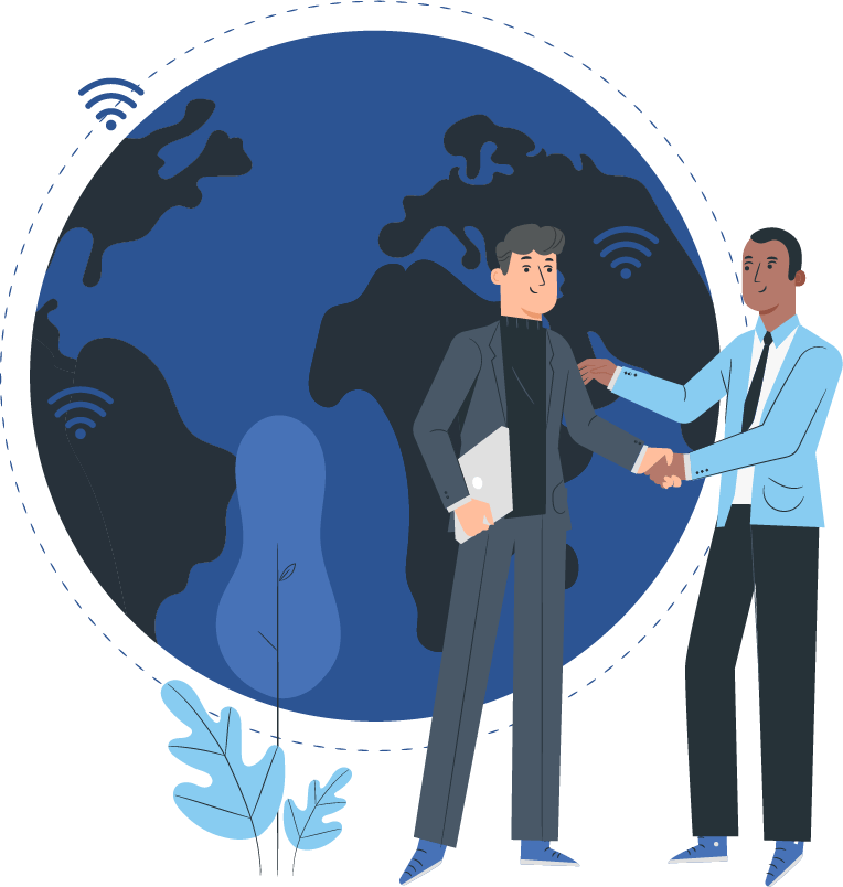 partners shaking hands