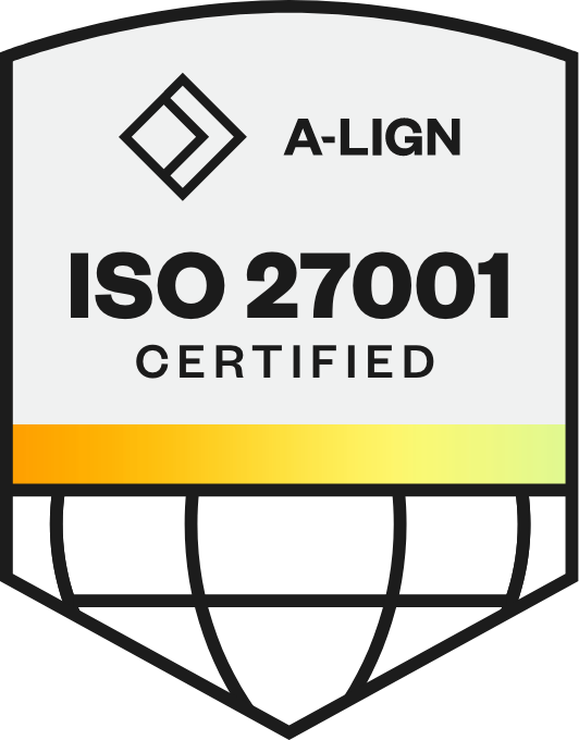 A-LIGN ISO27001 certified seal