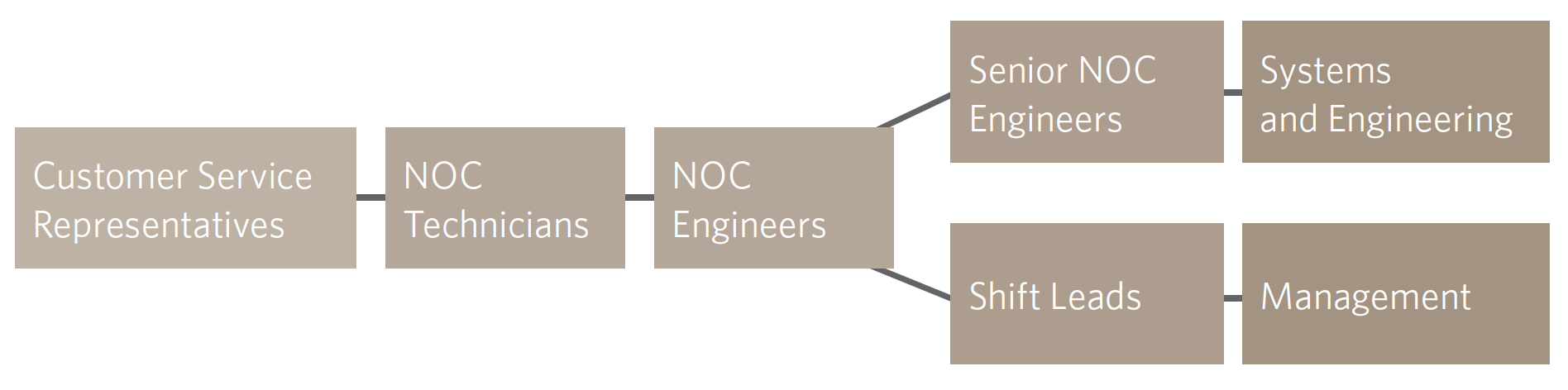 skills based noc structure figure