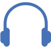 NOC 24x7 support services headphones icon